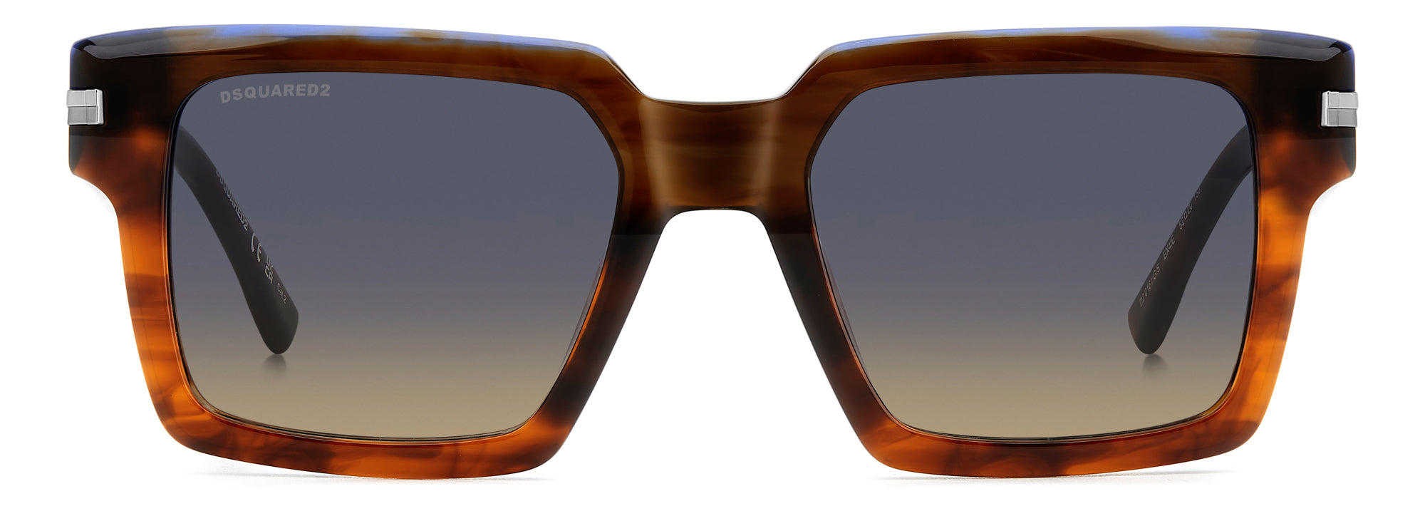 DSQUARED2 D2 0161/G/S Sunglasses - Polarized UV Protection Aviator Style for Men & Women - Perfect for Driving, Travel & Outdoor Activities