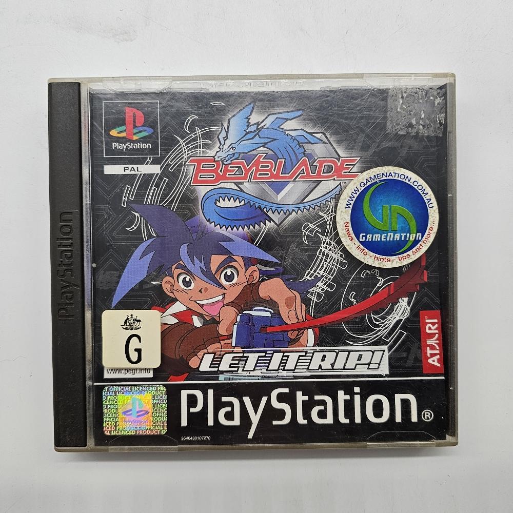 Beyblade: Let It Rip - PS1 Playstation 1 Game (PAL Version) - Classic Battle Spinning Top Action for Kids & Collectors