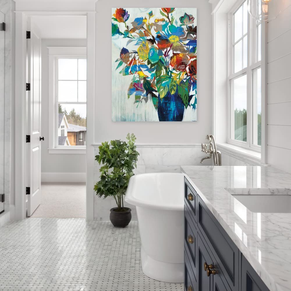 Liz Jardine Fine Art Canvas Wall Decor - 35x46 Inch Ready to Hang Painting for Living Room, Bedroom, Office - Perfect for Home & Commercial Spaces
