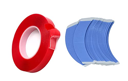 Double Sided Hair Patch Tape & 36 Front Lace Stripe Tape Combo for Men & Women - Secure Wig Attachment for Daily Wear, Cosplay & Special Occasions