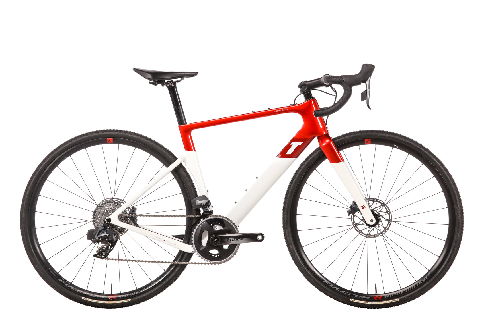 3T Exploro RaceMax Force AXS Gravel Bike 2021 - 51cm Carbon Frame, 1x12 Drivetrain | Perfect for Adventure Racing, Bikepacking & Off-Road Cycling