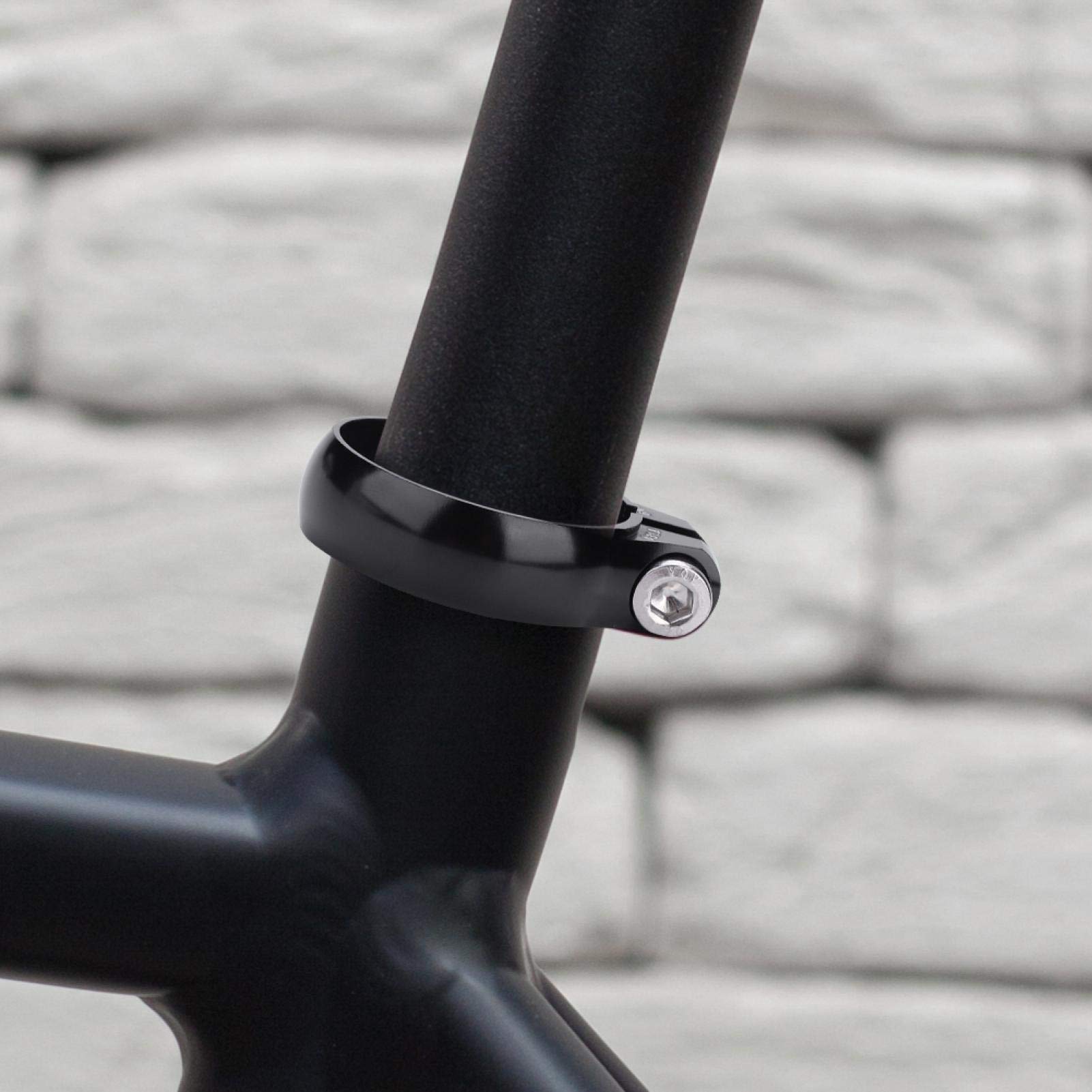 31.8mm 2 Colors Bike Bolt Clamp - Lightweight Seatpost Clamp for 27.2mm Bike Seatpost | Mountain Bike & Road Bike Accessories | Secure Bicycle Seat Fixing for Commuting & Cycling Adventures