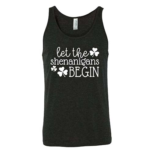 Unisex Let The Shenanigans Begin T-Shirt - Funny Graphic Tee for Parties & Casual Wear