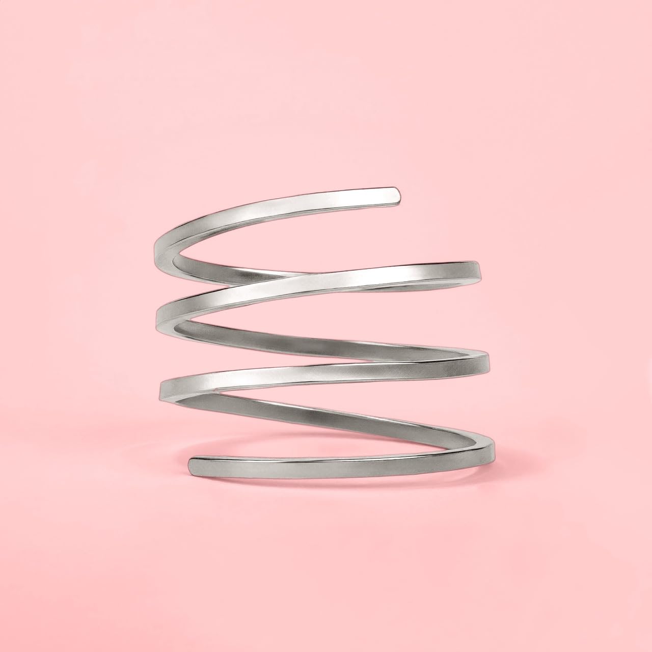 Square Bypass Ring - Adjustable Twisted Band in Sterling Silver, 14K Gold or Rose Gold | Custom Jewelry for Women, Stackable Rings, Gift for Her | Perfect for Weddings, Anniversaries & Everyday Wear