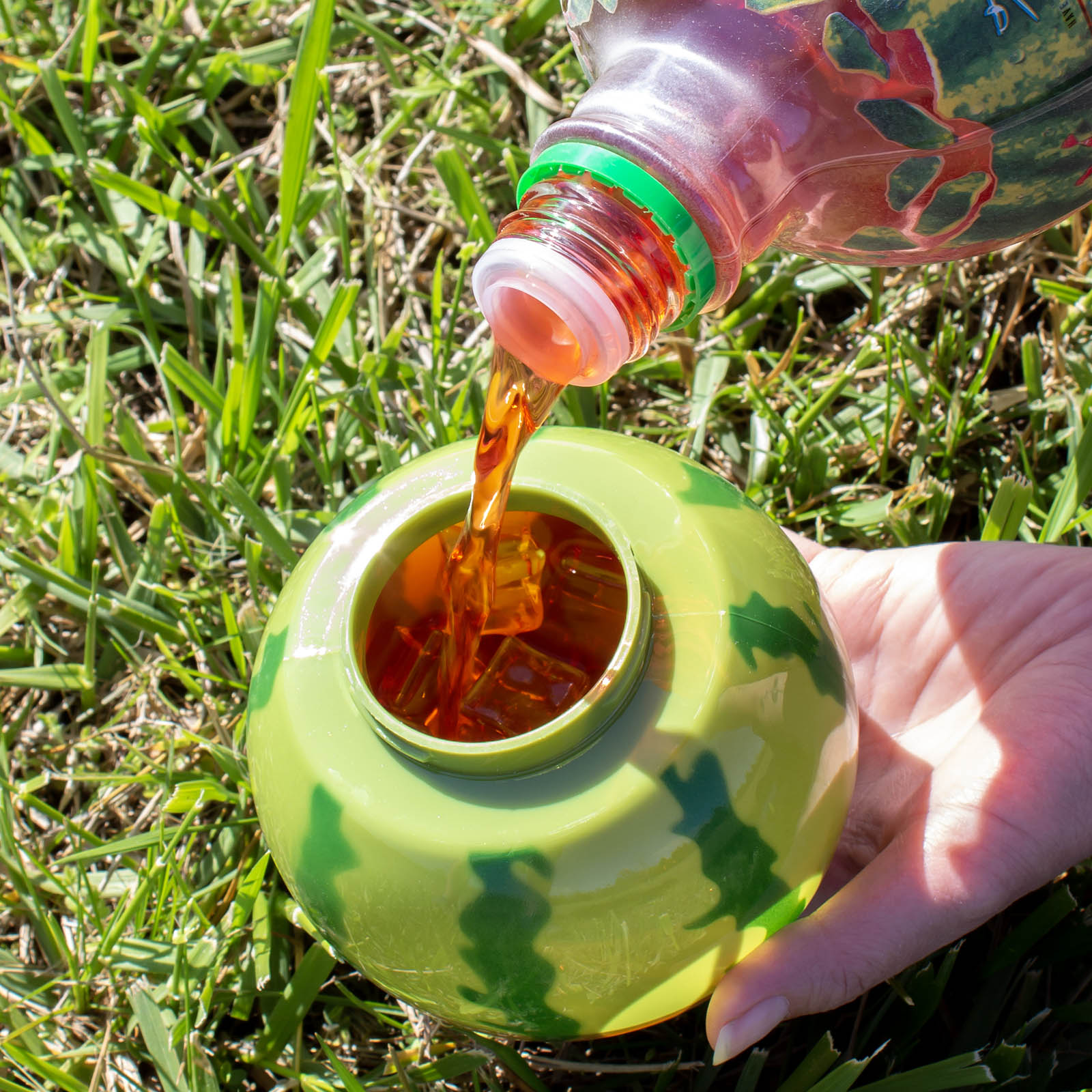 24oz Watermelon Cocktail Ball - Perfect for Summer Parties, Poolside Drinks & Fun Cocktail Garnishes