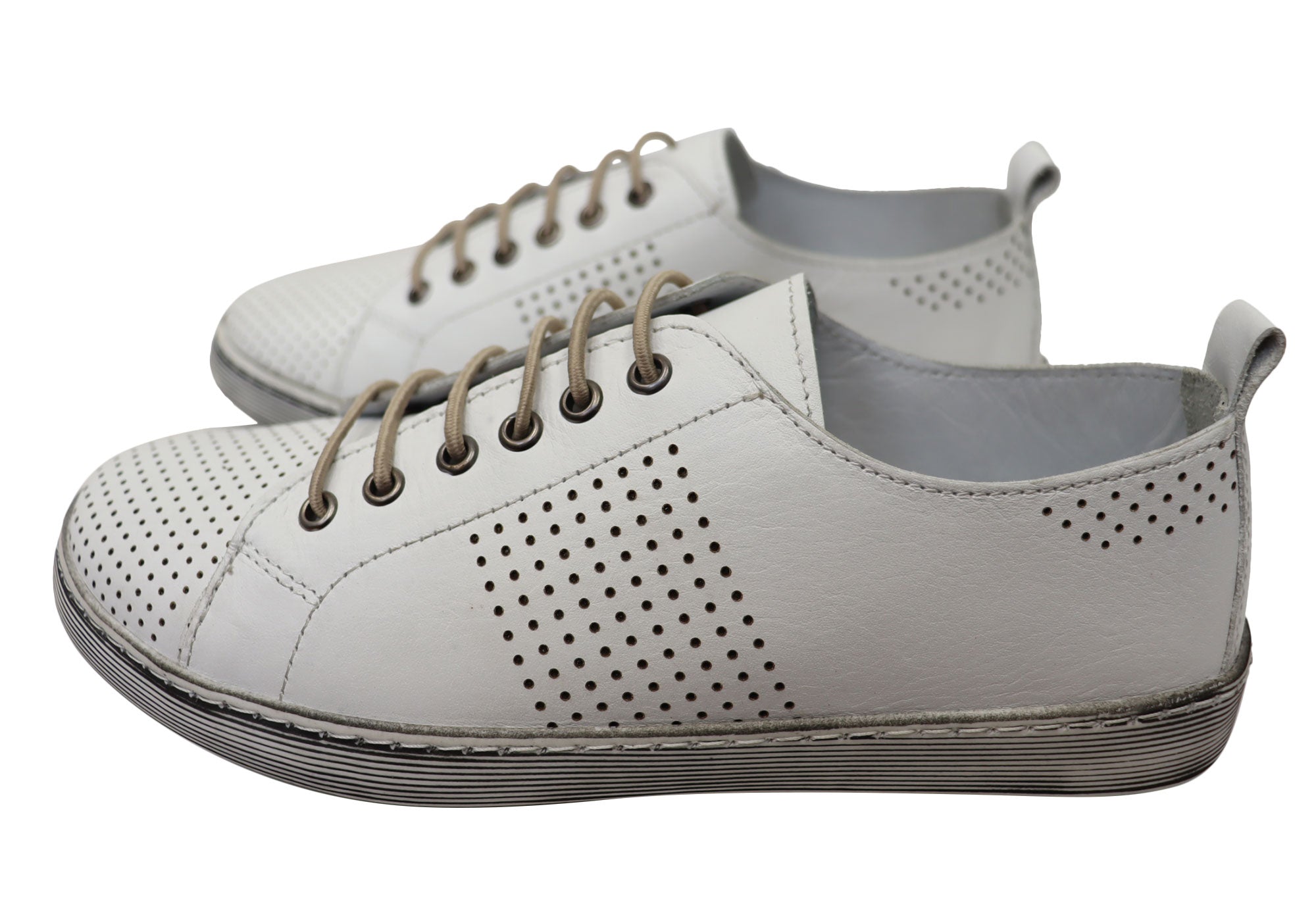 Orizonte Fay Women's European Comfortable Leather Casual Shoes - Stylish & Breathable for Walking, Travel & Everyday Wear