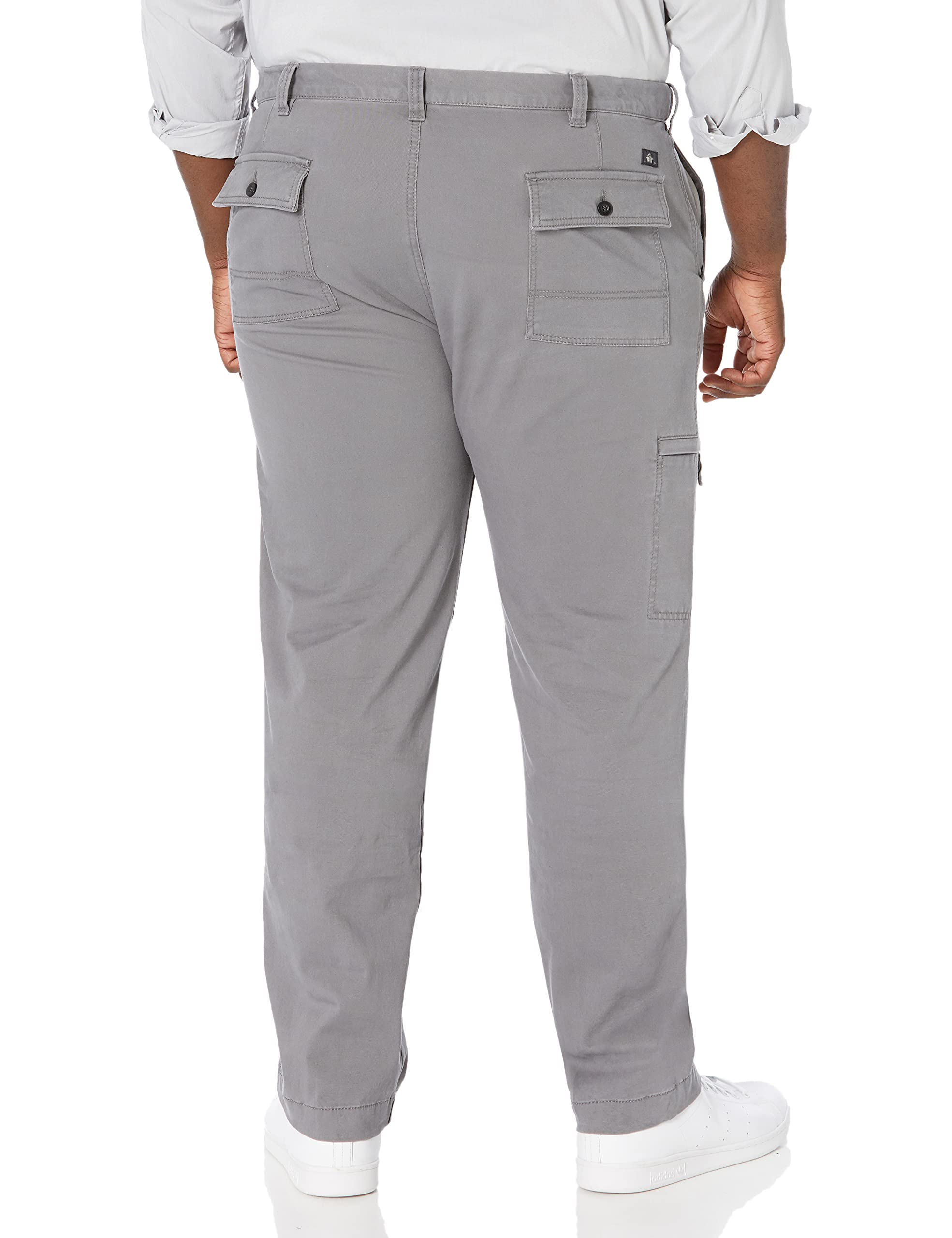 DOCKERS Men's Go-to Cargo Straight Fit Smart 360 Flex Pants - Comfortable Stretch Work Pants for Office & Outdoor (Standard & Big & Tall Sizes) - Perfect for Business Casual, Travel & Everyday Wear