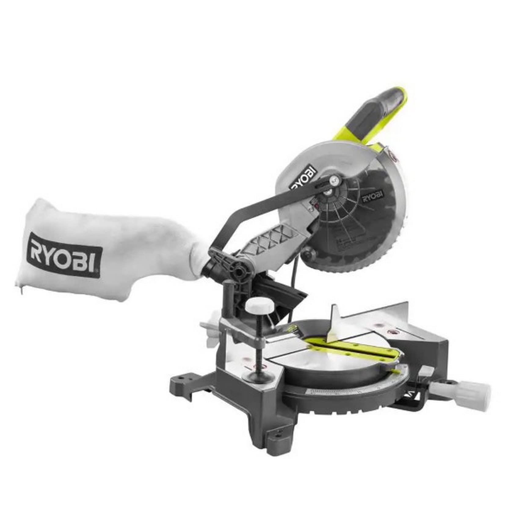 RYOBI 7-1/4 Inch Compound Miter Saw with Powerful 9 Amp Motor (5100 RPM) - Renewed - Perfect for Woodworking, DIY Projects, and Home Renovations