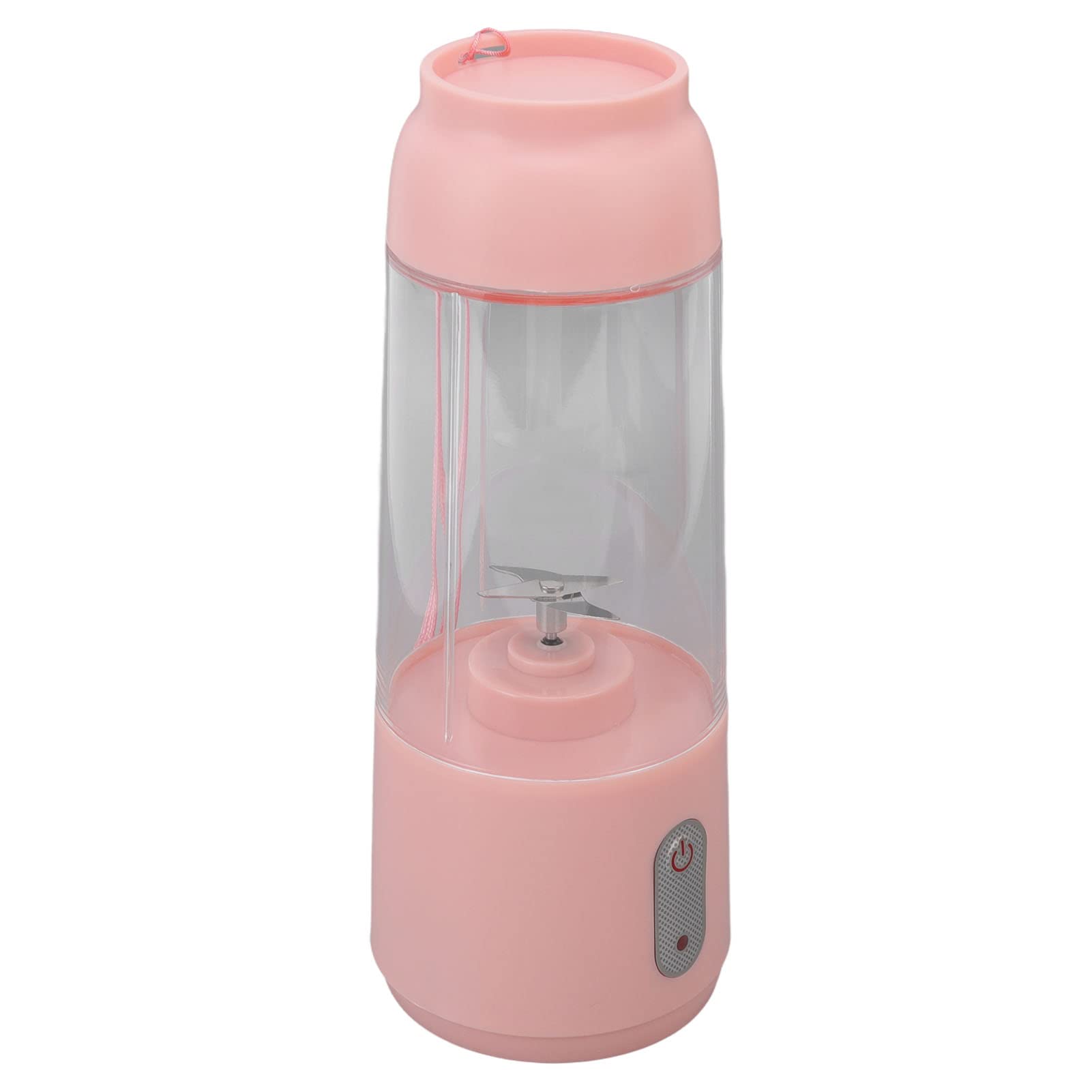 Portable Blender USB Rechargeable - Mini Personal Smoothie Maker with Stainless Steel Cup, Battery Powered for Travel, Home & Office Use - Perfect for Making Healthy Shakes, Baby Food & Protein Drinks On-The-Go (Pink)