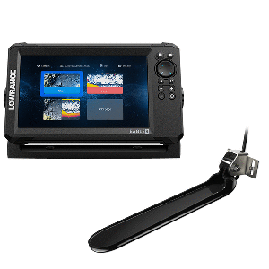 Lowrance Eagle 9 Fish Finder with TripleShot Transducer & Inland Charts - Perfect for Freshwater Fishing, Boating, and Marine Navigation