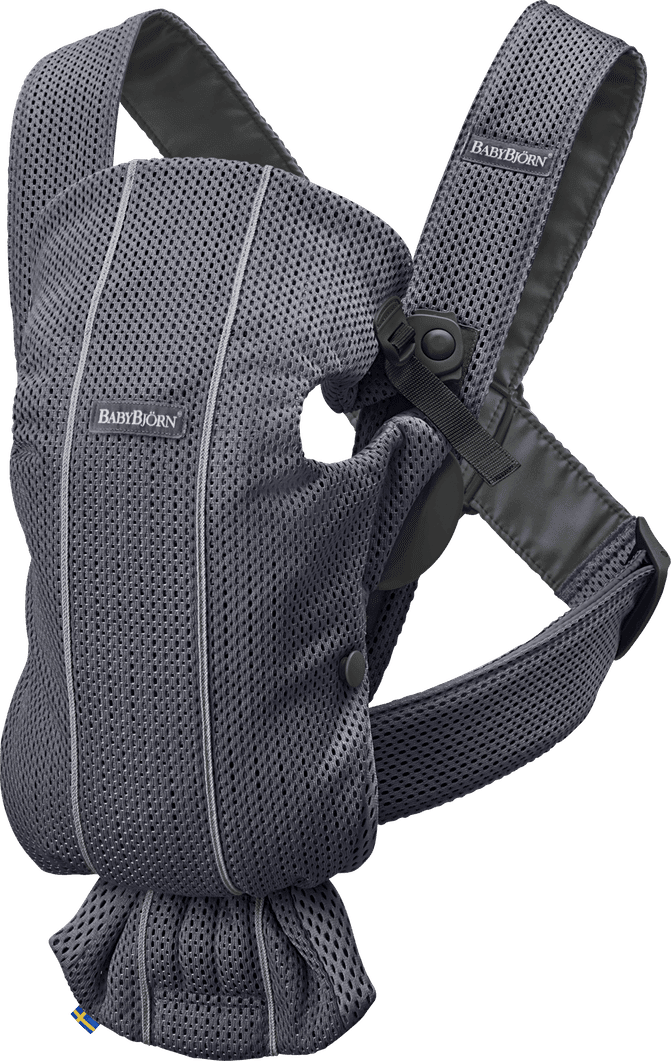 BabyBjorn Baby Carrier Mini 3D Mesh - Lightweight & Breathable Infant Carrier for Newborns to Toddlers - Perfect for Travel, Hiking & Everyday Use
