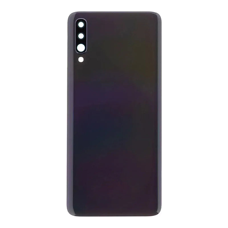 Original Samsung Galaxy A70 Rear Glass Replacement with Camera Lens - Compatible with A70 SM-A705F/DS, SM-A705FN, SM-A705W - DIY Repair Part for Cracked or Broken Back Cover