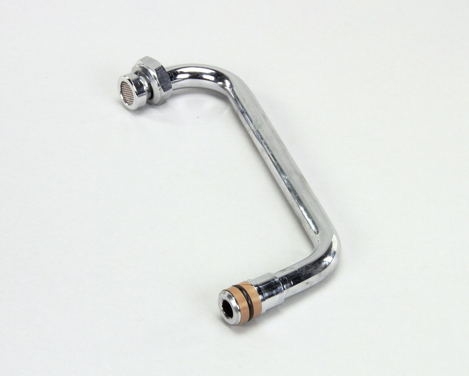 T&S Brass Swing Nozzle - 8 Inch Length, 2-15/16 Inch Clearance - Durable Commercial Faucet Sprayer for Kitchen Sink, Restaurant, and Food Service Use