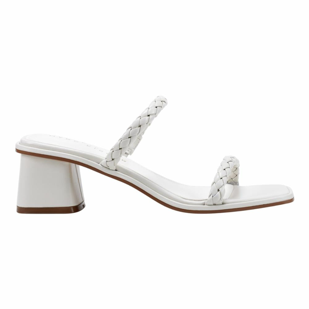 Marc Fisher Ltd Women's Thoral White M Leather Sneakers - Comfortable Casual Walking Shoes for Women | Perfect for Work, Travel & Everyday Wear