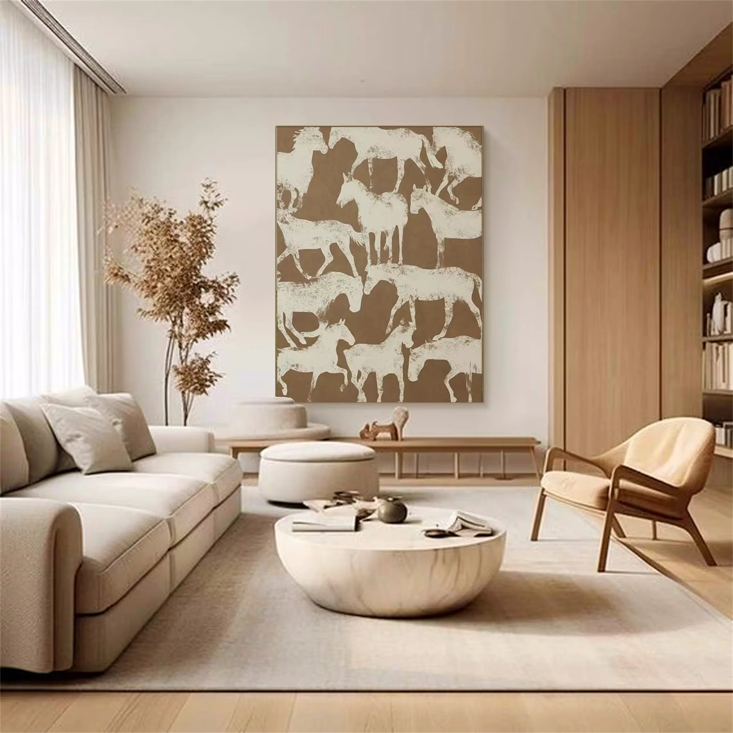 Animal Art Painting #AP039 - Handmade Canvas Wall Decor for Living Room, Bedroom & Office - Wildlife & Nature Inspired Artwork