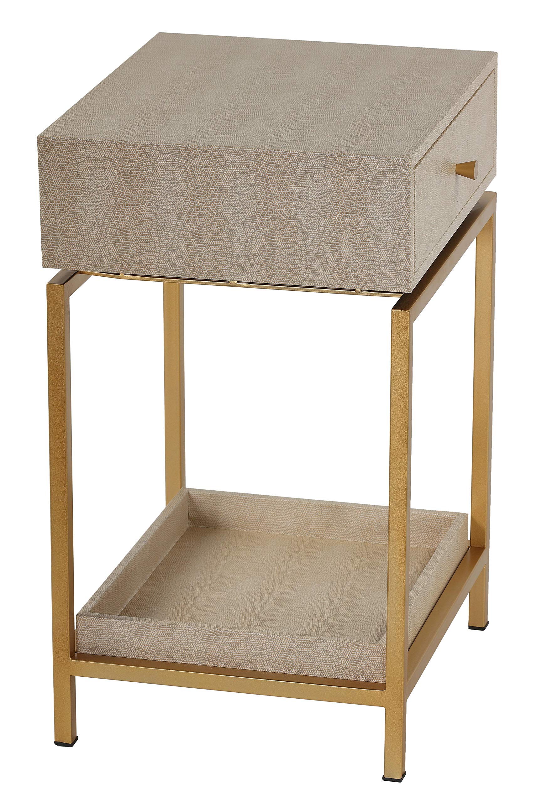 Cortesi Home Everett Nightstand End Table - 24.5