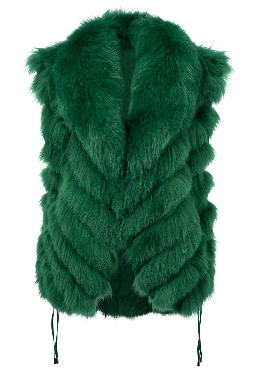 Luxury Diomi Fox Fur Vest for Women - Soft & Warm Winter Fashion - Perfect for Parties, Weddings & Cold Weather Outfits