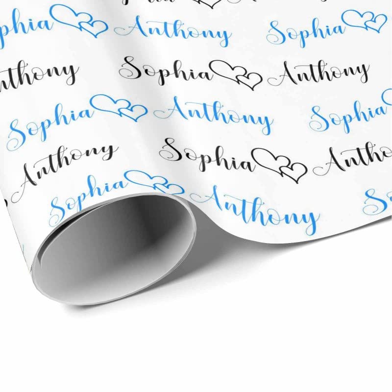 Custom Personalized Name Happy Birthday Wrapping Paper - 58