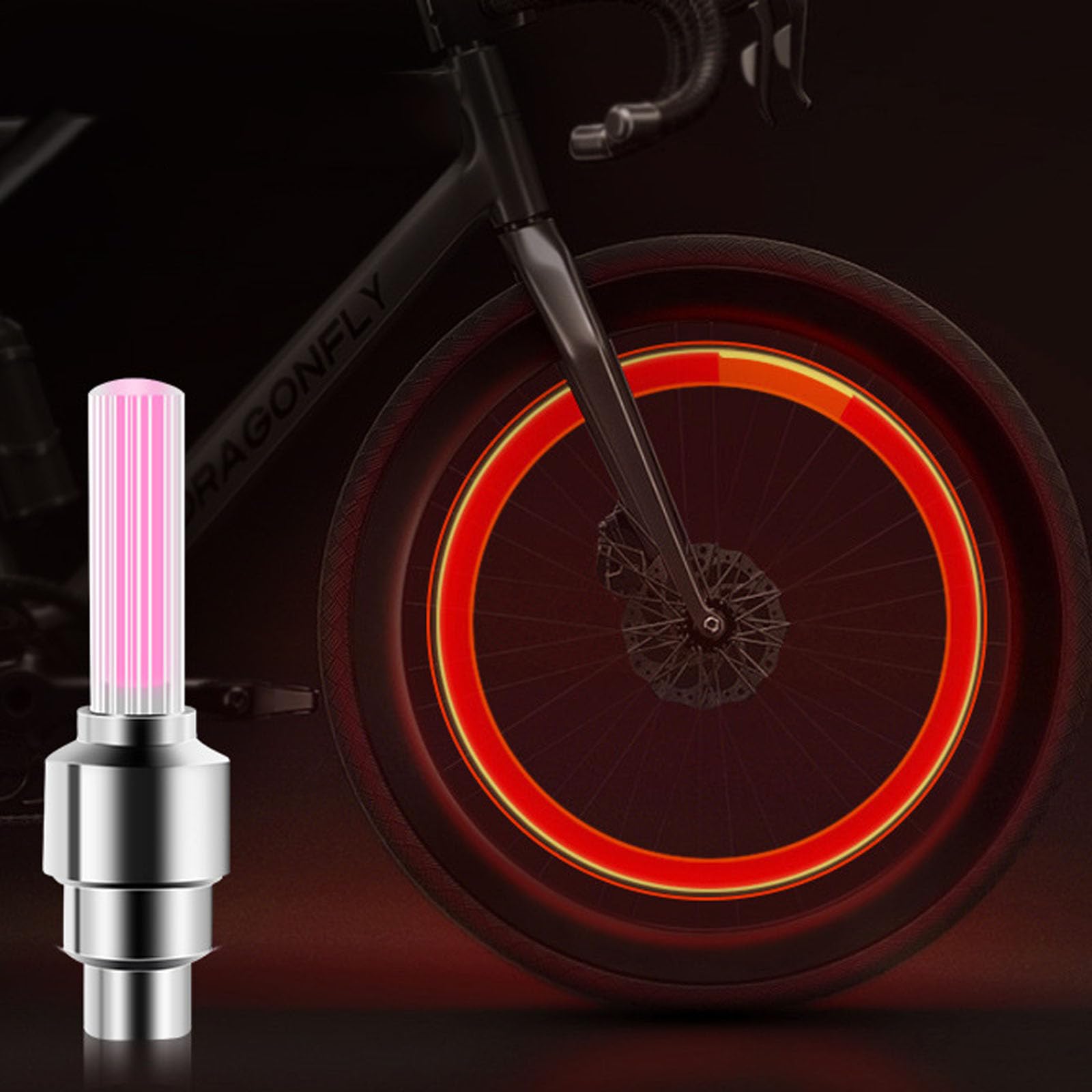 Runaivete LED Wheel Lights for Cars & Bikes - 5PCs Waterproof Wheel Well Lights with 16 Colors - Perfect for Night Riding, Car Customization & Safety Enhancement