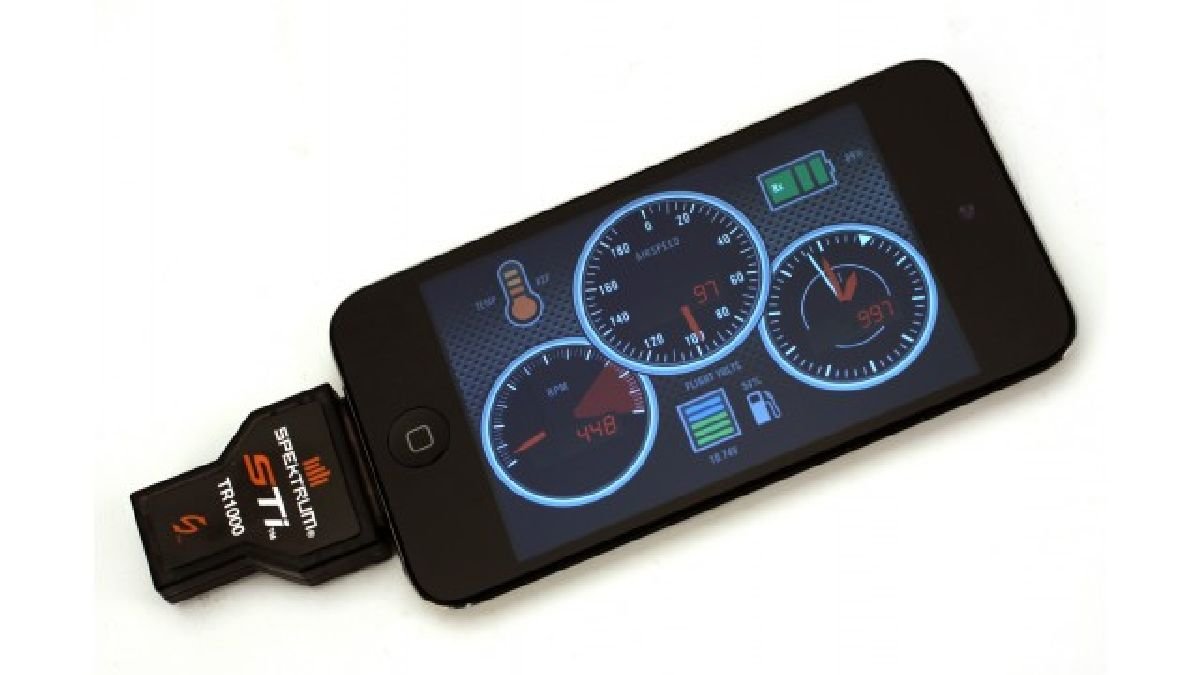 Spektrum SPMTR1000 STi iTelemetry Interface - Wireless Telemetry Module for RC Cars, Drones & Vehicles - Real-Time Data Monitoring & Performance Tracking - Perfect for Racing, Hobbyists & DIY Enthusiasts
