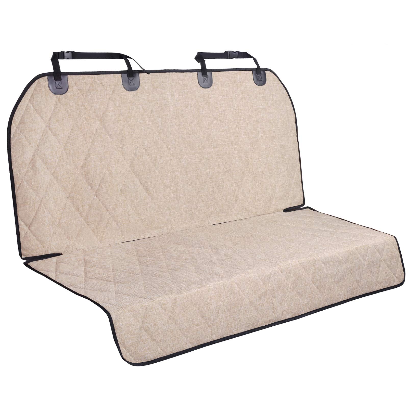 VIVAGLORY Waterproof Dog Seat Cover for Cars - Heavy Duty Pet Bench Protector with Anti-Slip Backing, 46