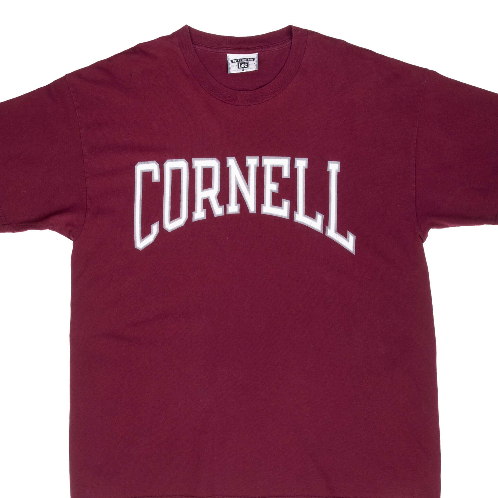 Vintage Cornell University Burgundy T-Shirt 1990s XL - Made in USA - Retro College Apparel for Alumni, Students & Fans - Perfect for Campus Wear, Gifts & Casual Outfits