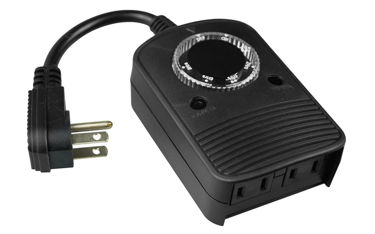 Waterproof Outdoor Light Timer - Programmable Electrical Outlet Switch for Christmas & Holiday Lights - Perfect for Patio, Garden & Seasonal Decorations