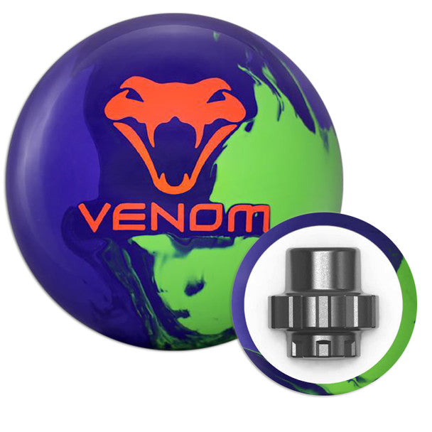 Motiv Venom EXJ Limited Edition Bowling Ball - High Performance Reactive Resin for Hook & Strike - Perfect for League Play & Tournaments