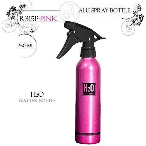 Gra8 Multipurpose Professional Empty Spray Bottle - 250ml Metal Sprayer for Face, Hair & Salon Use - Refillable Water Misting Bottle for Skincare, Hairdressing & Home Cleaning (Multicolor, 1-Pack)