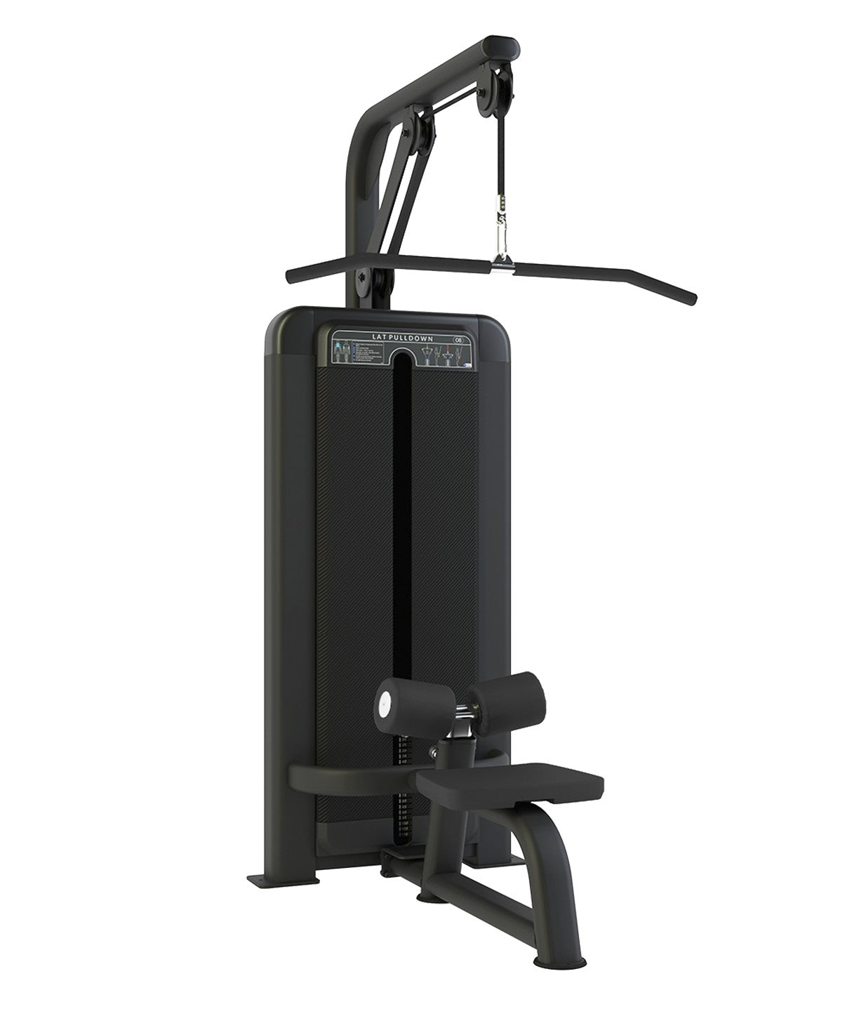 Commercial Grade Lat Pulldown Machine with Weight Stack - Heavy Duty Gym Equipment for Home & Commercial Use - Perfect for Strength Training & Back Workouts