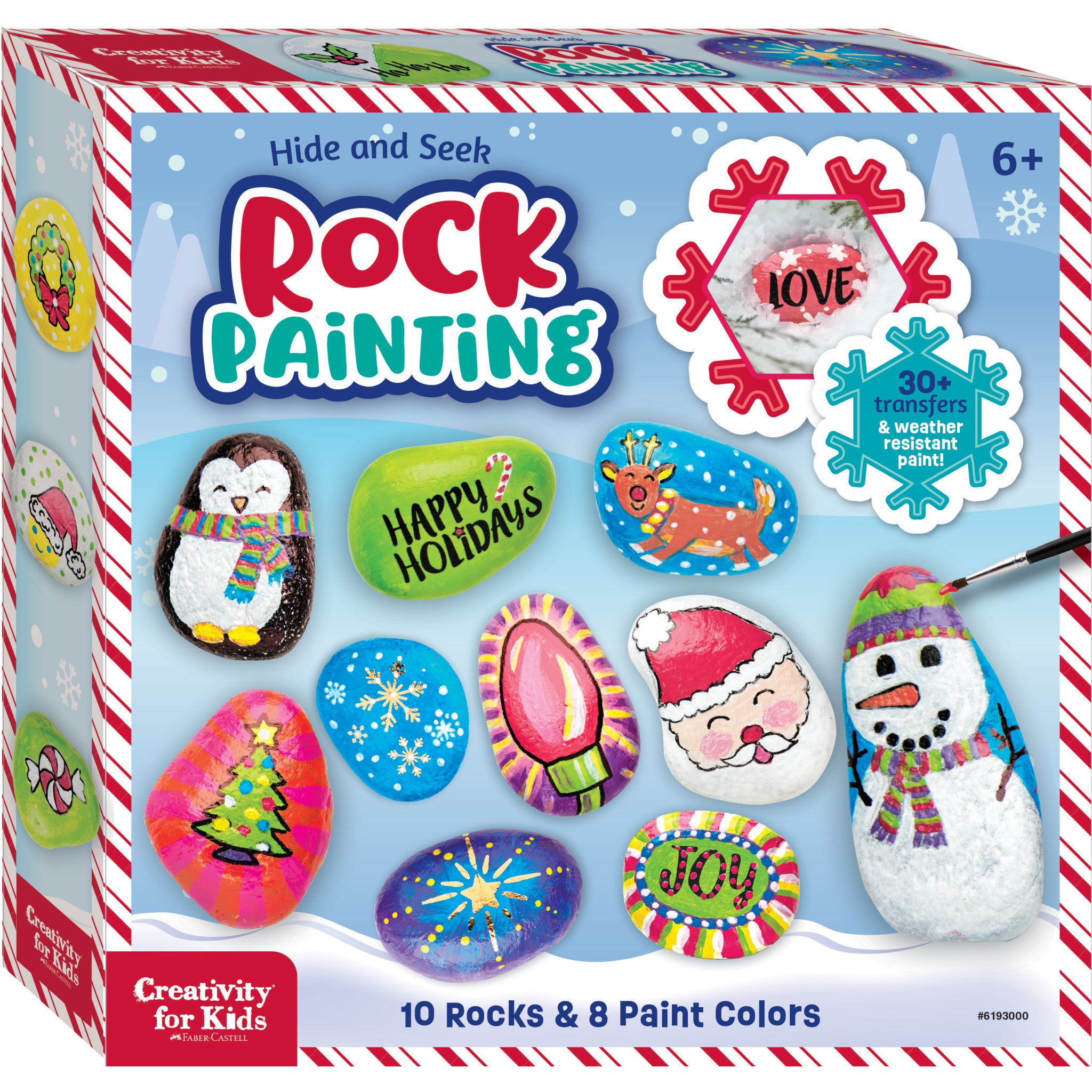 Creative Holiday Hide & Seek Rock Painting Kit - DIY Art Craft Set for Kids & Adults - Perfect for Outdoor Activities, Garden Decor & Family Fun #6193000