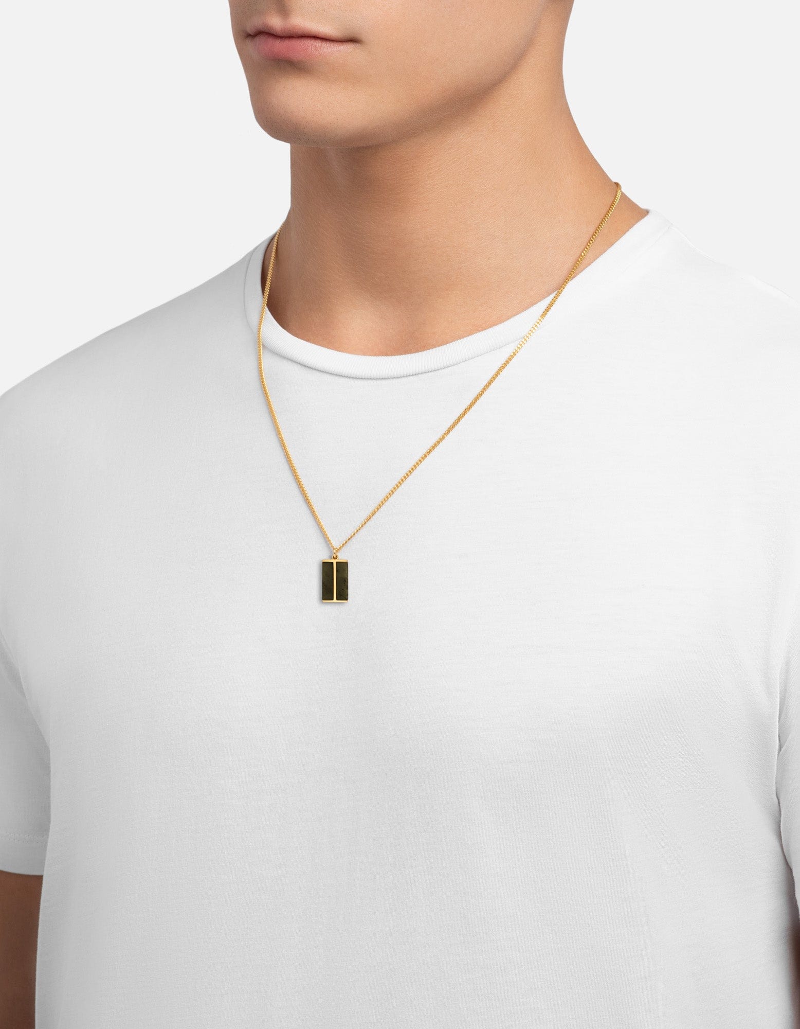 Duo Jasper Necklace in Gold Vermeil - Elegant Layered Gemstone Jewelry for Women | Perfect for Everyday Wear, Gifts & Special Occasions