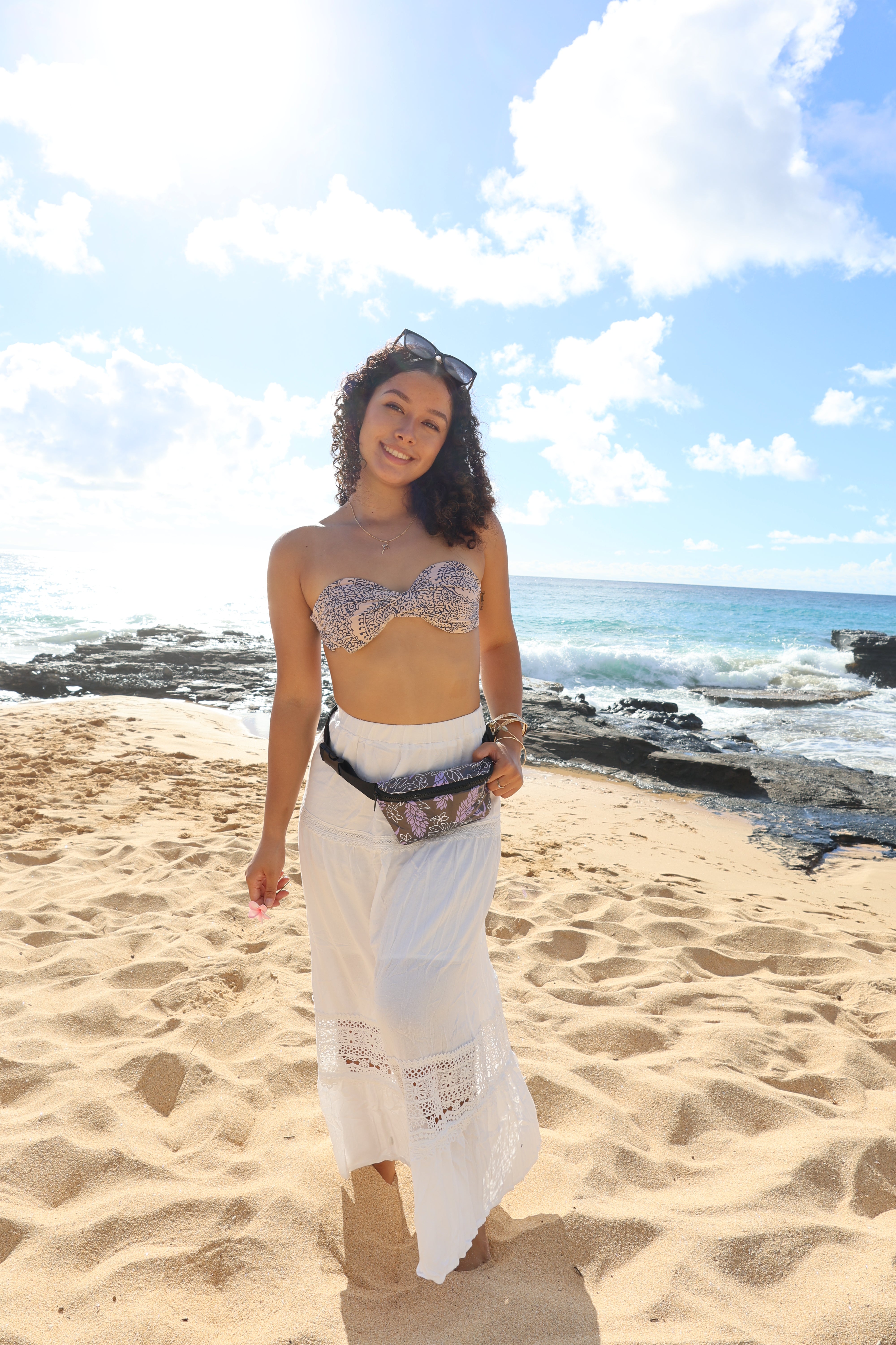 Fanny Pack Wai Wai Ginger Black - Water-Resistant Waist Bag for Travel, Hiking & Running - Hands-Free Convenience for Outdoor Adventures