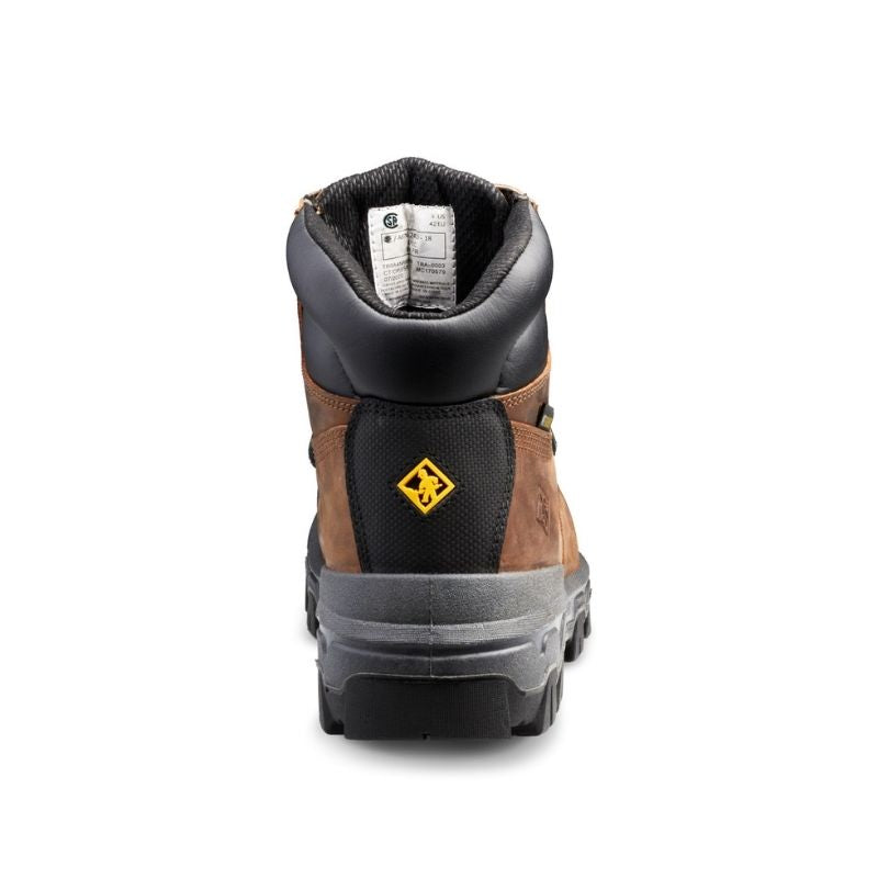 Terra Sentry 2020 Men's 6 Composite Toe Work Boot with External METGUARD TR0A4NRXBRN - Brown Safety Shoes for Construction, Warehouse & Outdoor Work