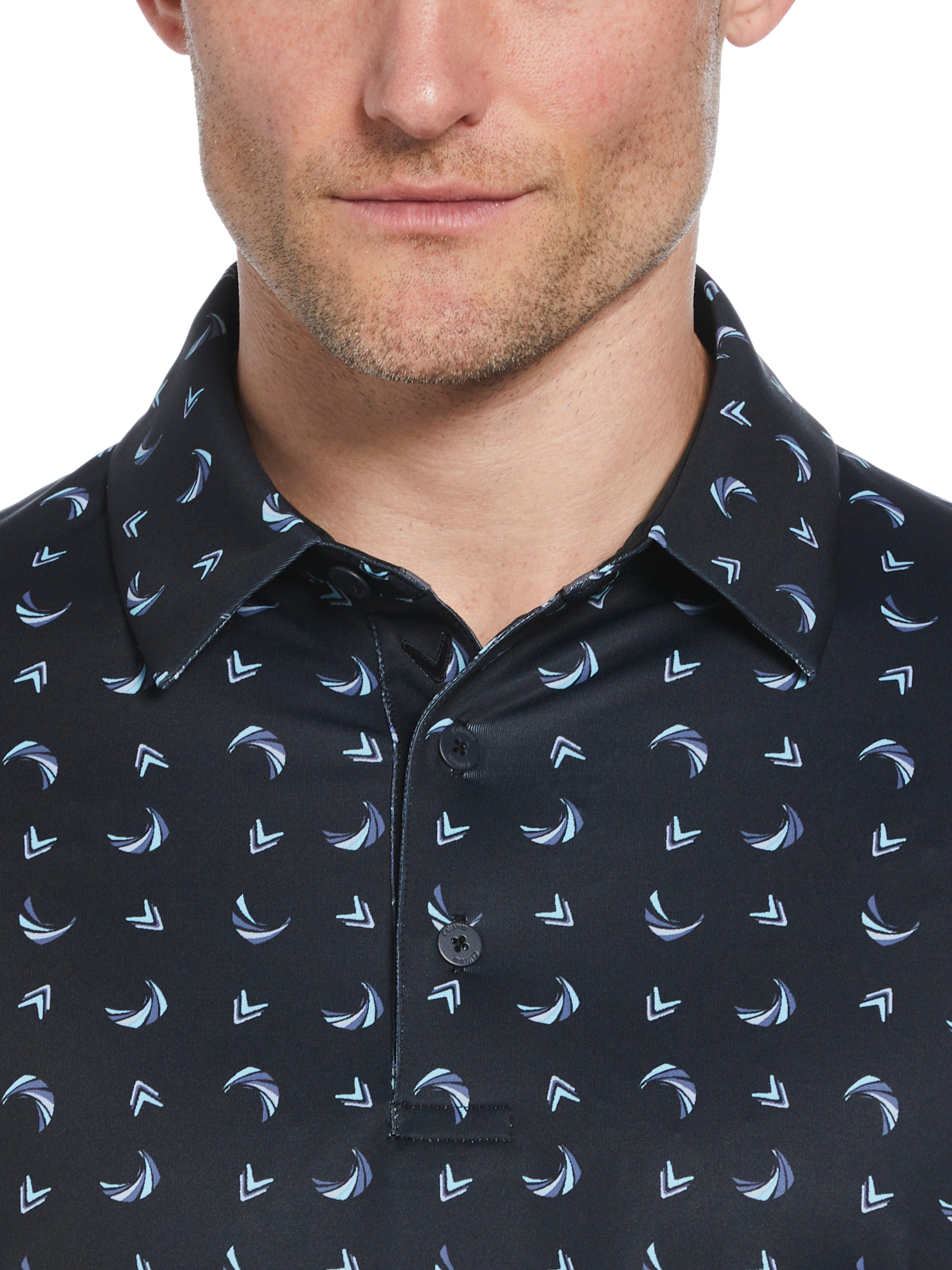 Men's Short Sleeve Abstract Chevron Print T-Shirt - Casual Summer Tee for Streetwear & Everyday Outfits