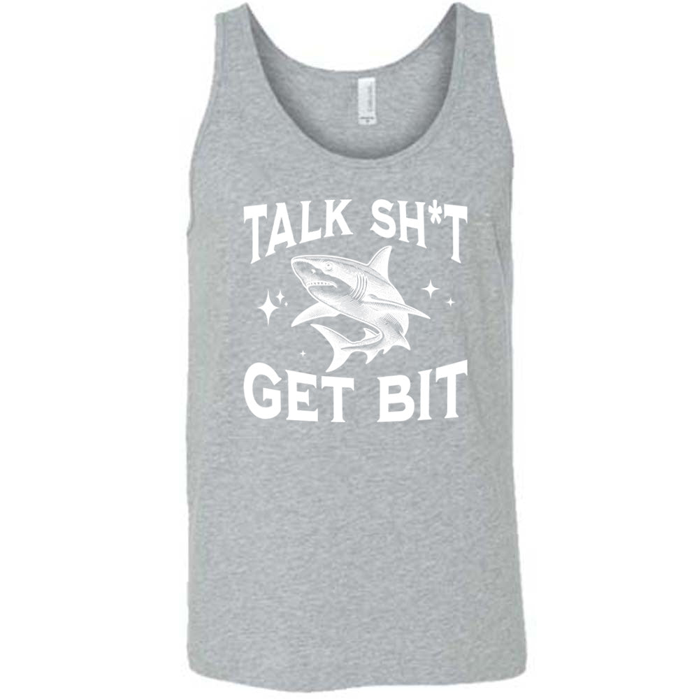 Talk Shit Get Bit Unisex T-Shirt - Funny Sarcastic Graphic Tee for Men & Women - Perfect for Casual Wear, Parties & Gifts