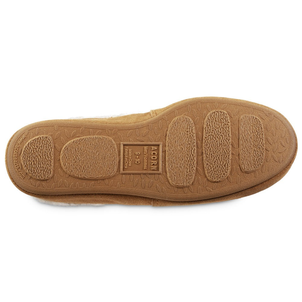 Men's Callum Moc Slipper with Cloud Cushion® Comfort - Ultra Soft House Shoes for Indoor & Outdoor Wear - Perfect for Relaxing at Home, Lounging, and Quick Errands
