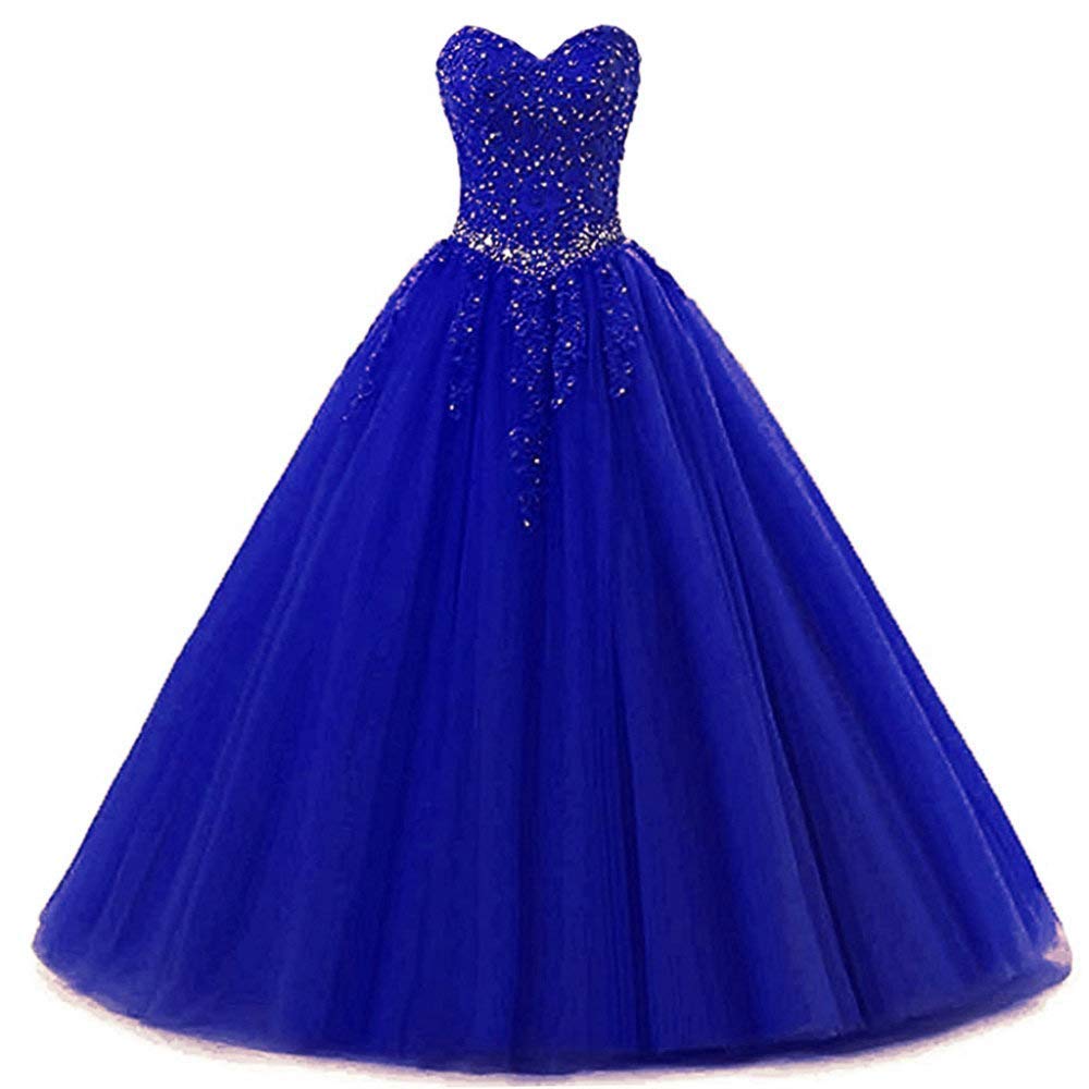 Sweetheart Lace Quinceanera Dress for Women - Elegant Applique Sweet 16 Ball Gown for Quinceañera, Prom, and Formal Events
