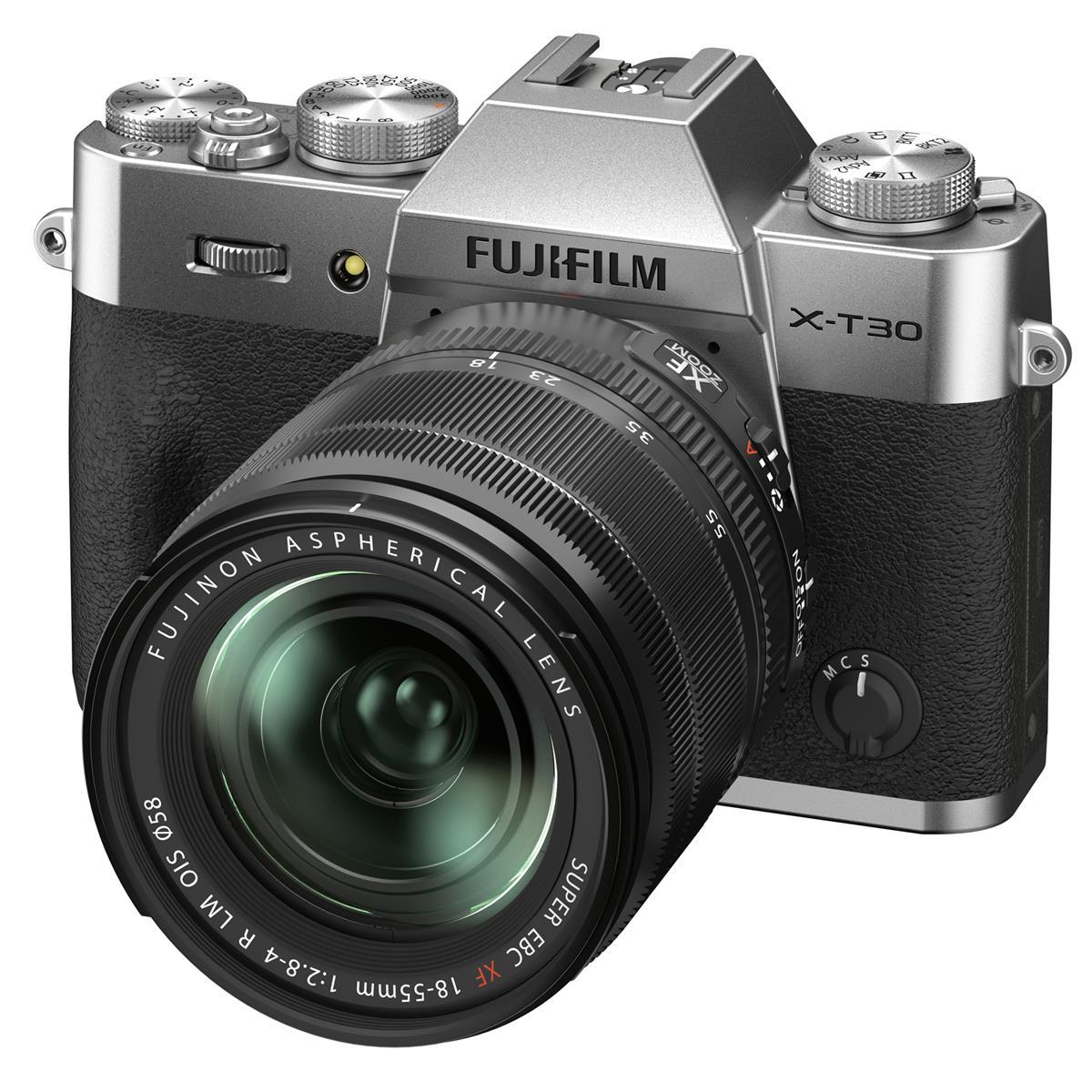 Fujifilm X-T30 II Mirrorless Digital Camera with XF 18-55mm f/2.8-4 Lens Kit (Silver) - Professional Photography, Travel & Vlogging Camera for Content Creators