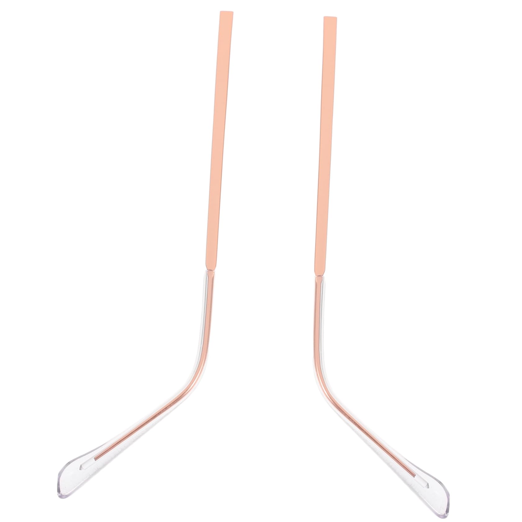 Lurrose 1 Pair Glasses Replacement Arms - Metal Resin Temple Tips with Ear Hooks for Secure Fit | Glasses Repair Accessories for Broken Frames, Comfortable Eyewear Support (Ideal for Reading, Driving & Daily Use)