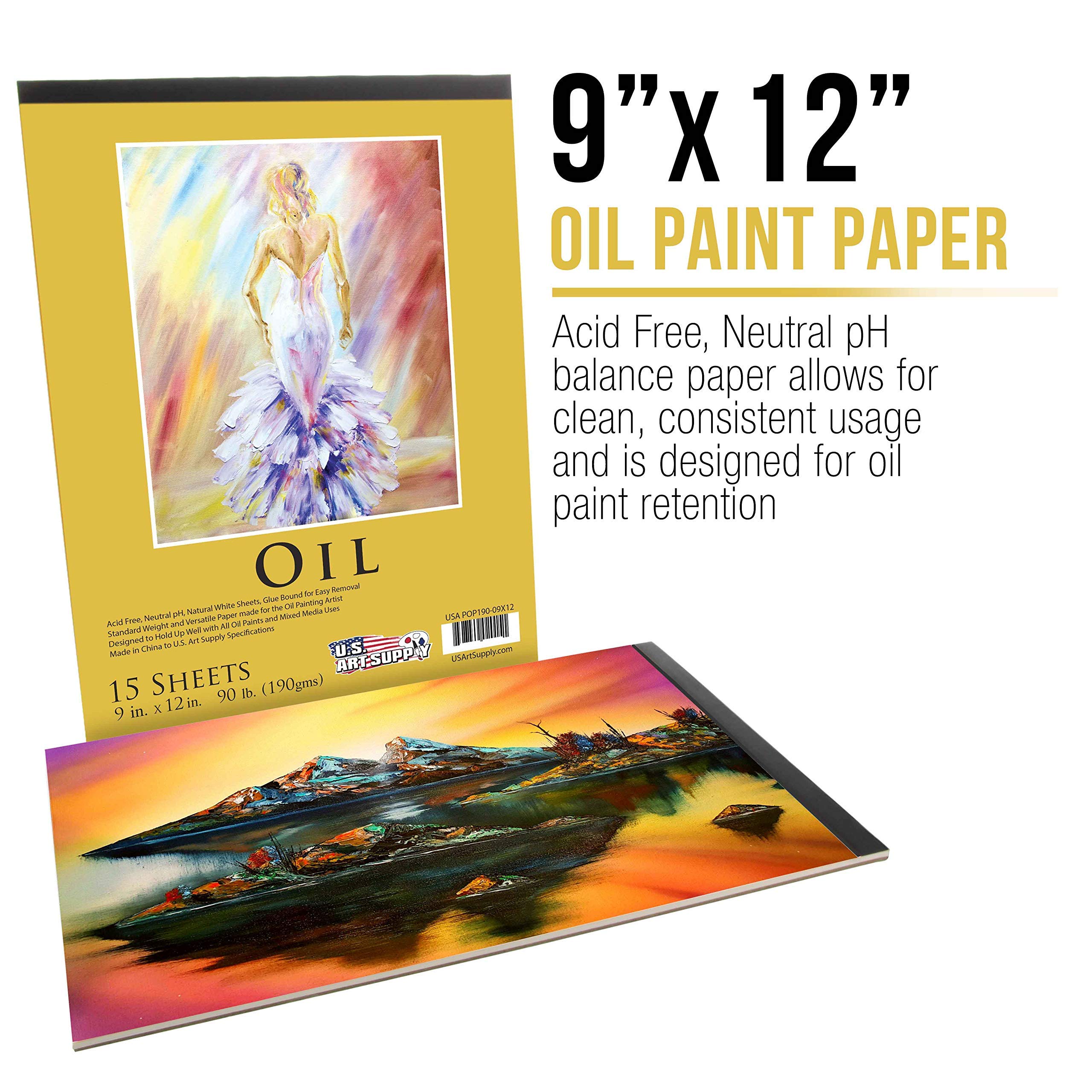 U.S. Art Supply 124-Piece Wooden Box Painting Set - Professional Oil, Acrylic & Watercolor Paints with Brushes, Pastels, Pencils, Sketch Pads & Canvas - Perfect for Artists, Students & Hobbyists - Ideal for Studio, Classroom & Outdoor Painting