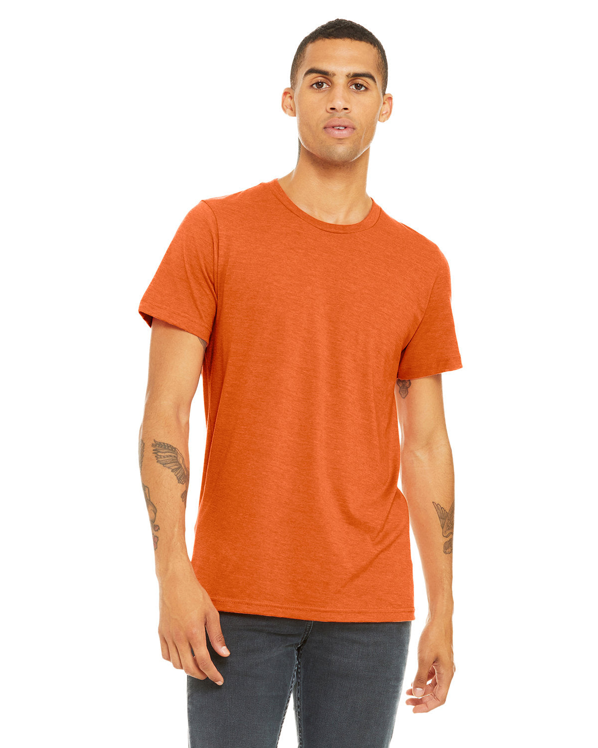 Bella + Canvas 3001CVC Unisex Heather CVC Crew Neck T-Shirt - Soft Cotton Blend for Comfort - Perfect for Casual Wear, Screen Printing & Everyday Outfits