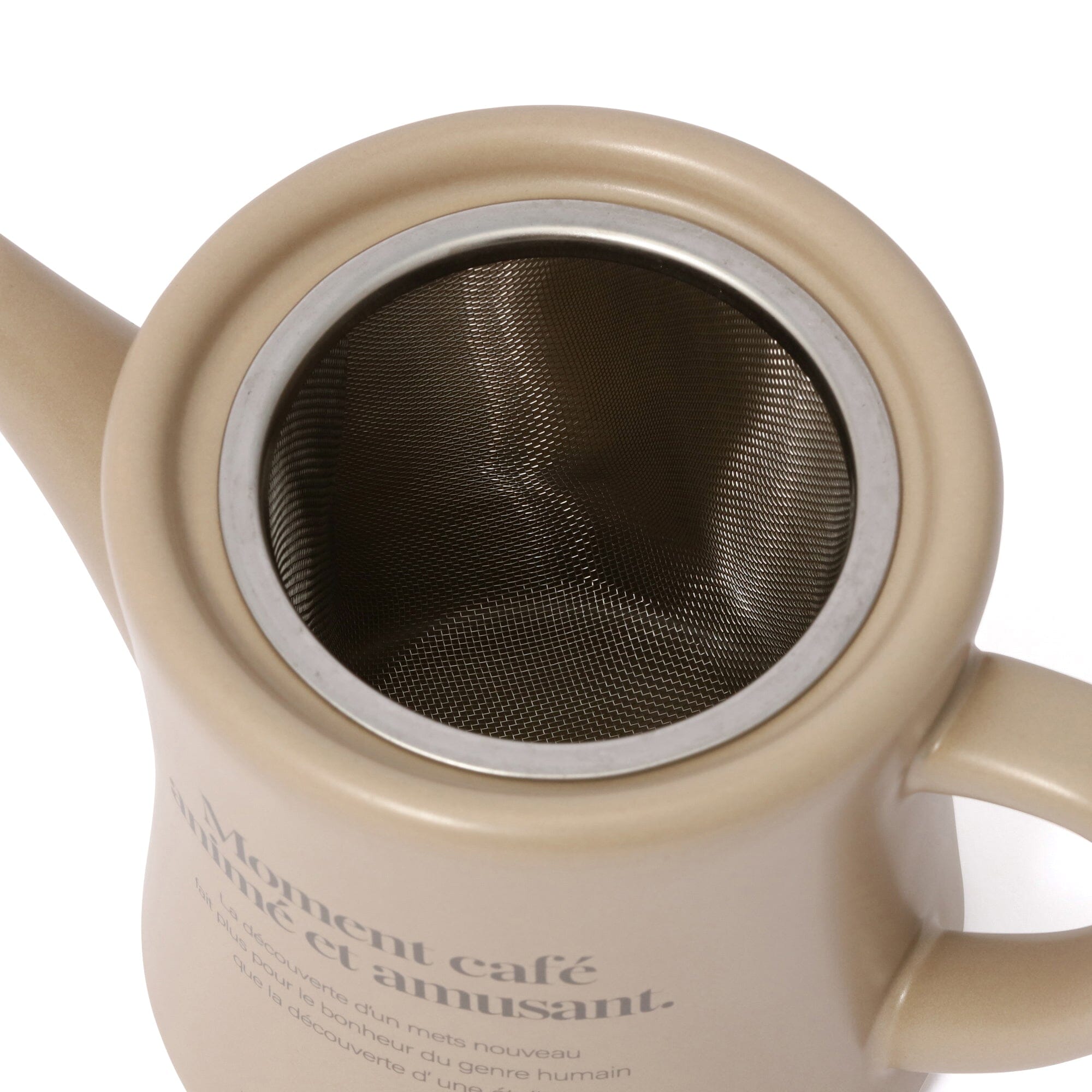 Premium Brown Ceramic Teapot for Coffee & Tea - Elegant & Durable for Home, Office, or Restaurant Use