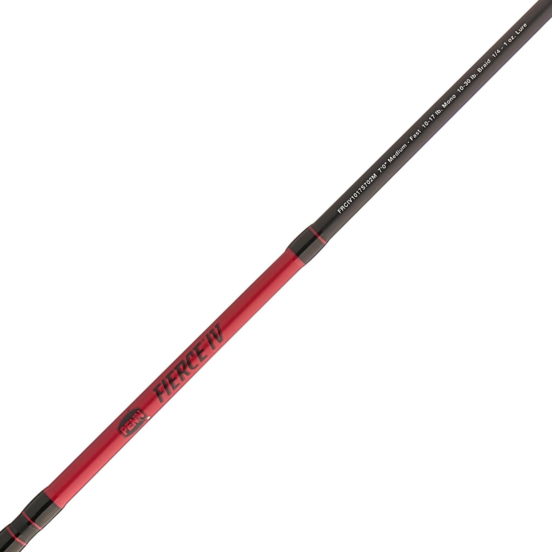 Fierce® IV Live Liner Spinning Rod & Reel Combo - Premium Saltwater Fishing Gear for Inshore & Offshore Angling | Perfect for Bass, Trout, and Saltwater Game Fish