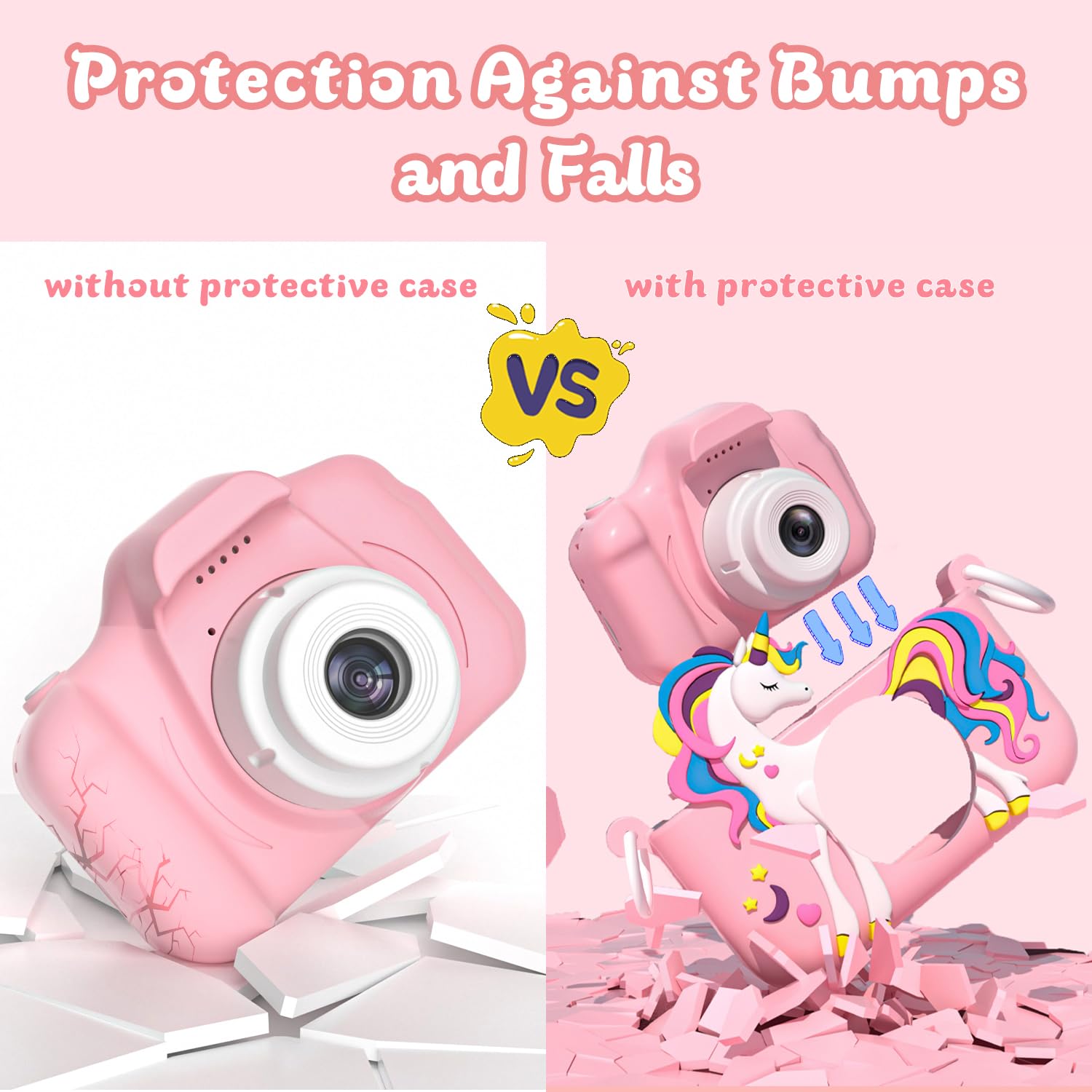 **Best Kids Camera Toys for 3-12 Year Old Girls & Boys – HD Digital Video Camcorder with Cartoon Silicone Cover – Perfect for Birthday Gifts, Travel, and Outdoor Adventures**