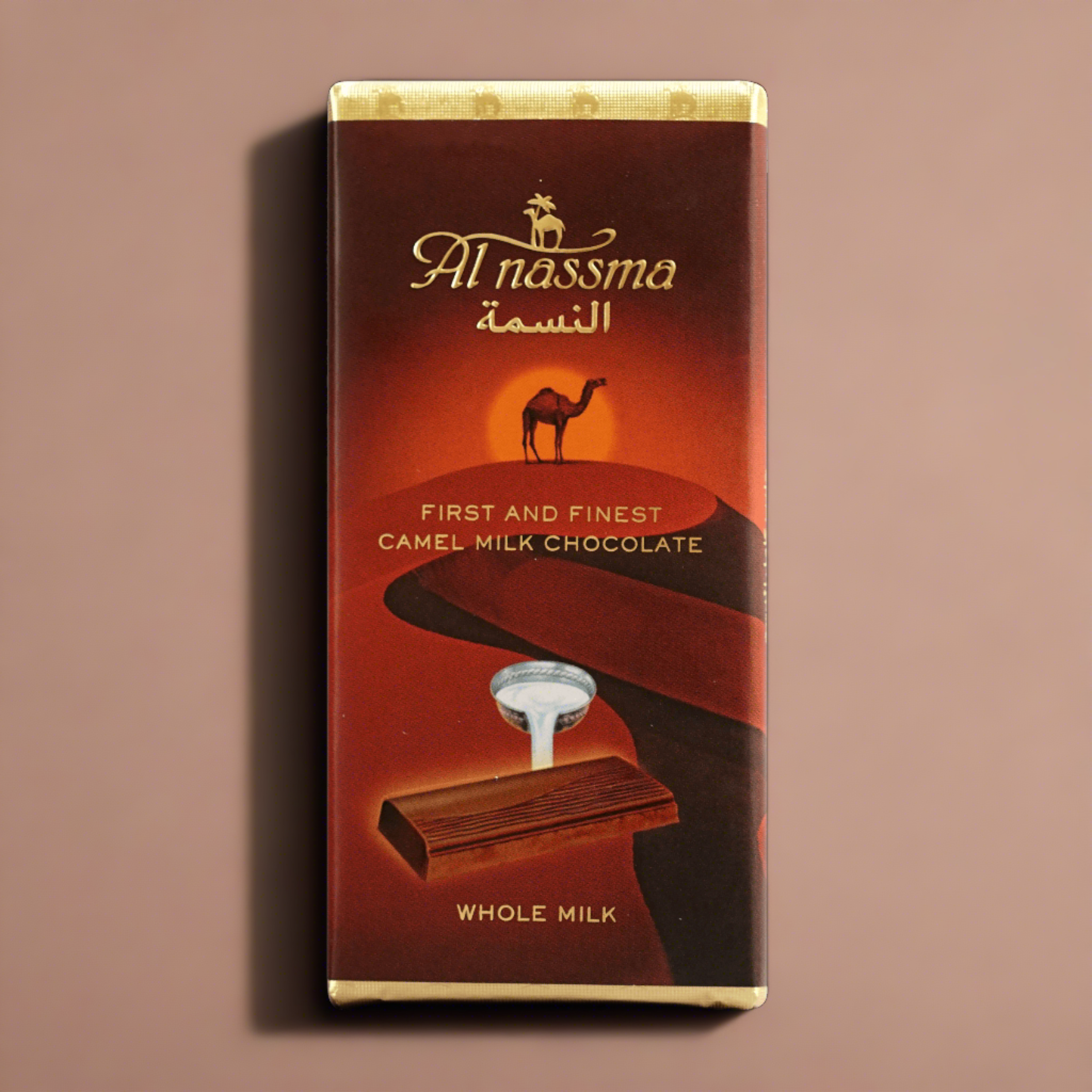 Premium Al Nassma Camel Milk Chocolate Bars - Rich & Creamy Gourmet Chocolate for Gifts, Desserts & Healthy Snacking