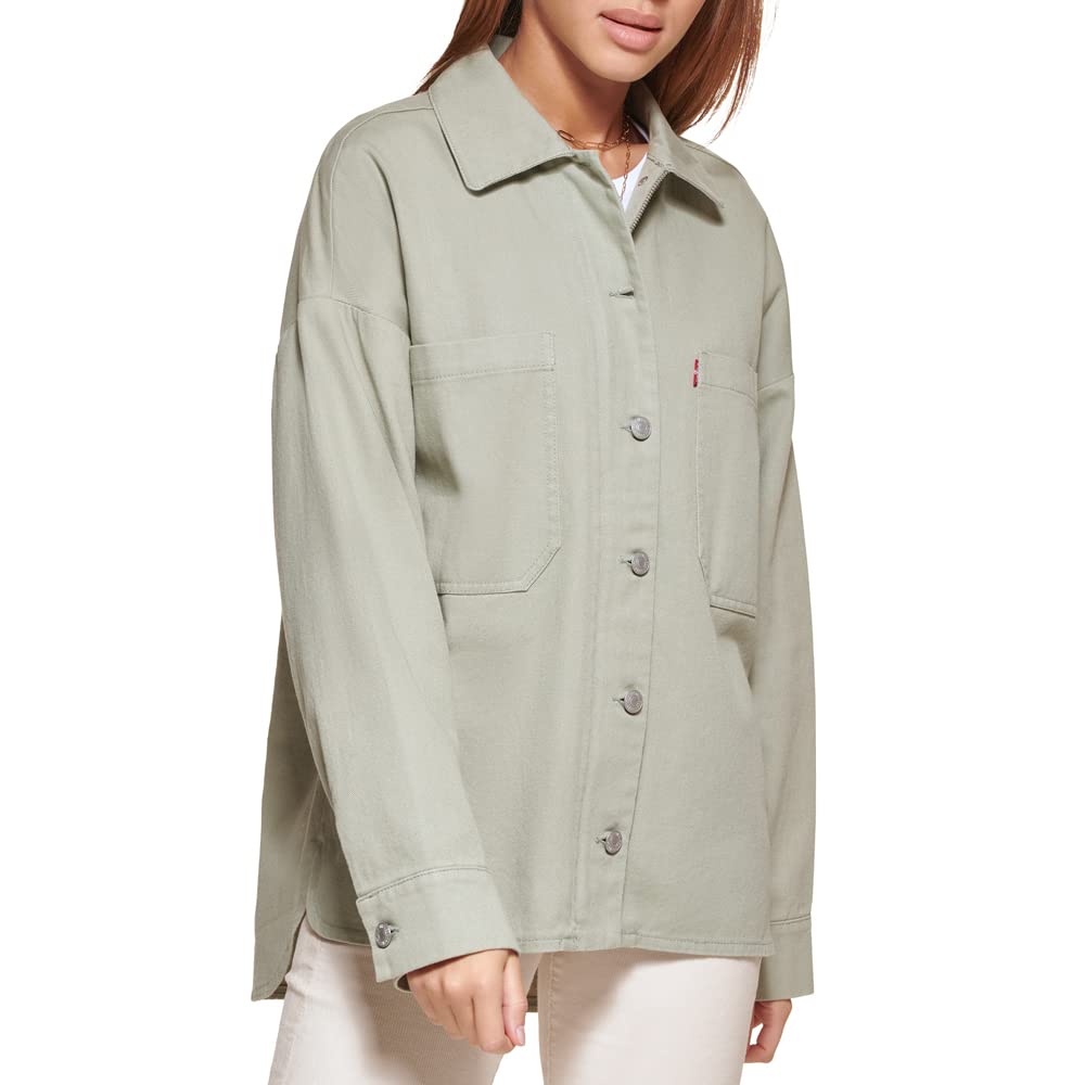 Levi's Women's Cotton Corduroy Shirt Jacket - Casual Button Down Shacket for Fall & Winter (Standard & Plus Sizes) | Perfect for Layering, Outdoor Activities & Everyday Wear