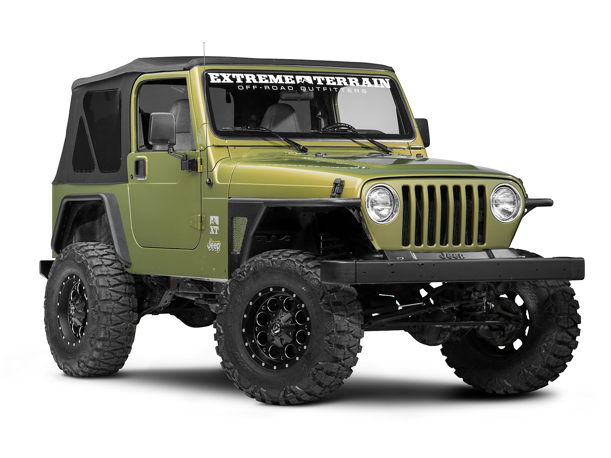 Barricade Fender Flares for 1997-2006 Jeep Wrangler TJ - Rear Wheel Protection & Off-Road Style Upgrade | Perfect for Mud, Rocks & Trail Adventures
