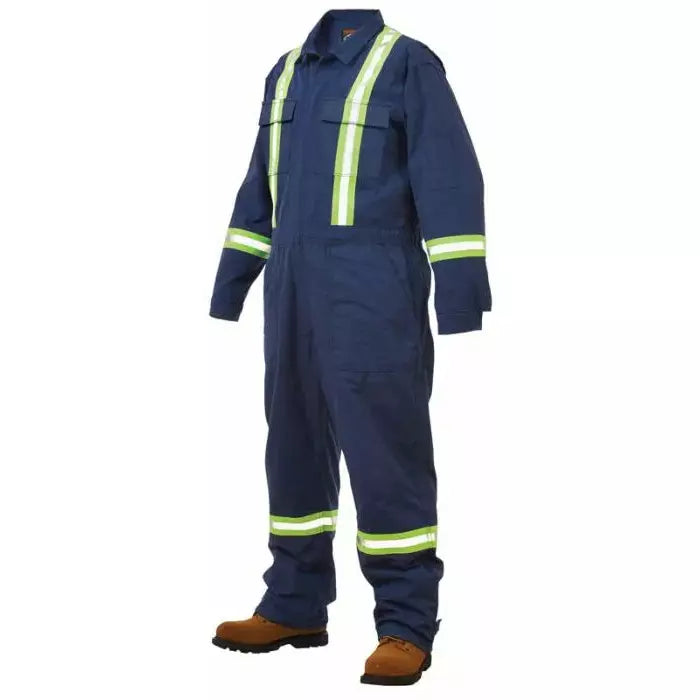 Tough Duck FR Kermel Coverall FA5111 - Flame Resistant Workwear for Industrial Safety | Ideal for Welding, Oil & Gas, and Electrical Work