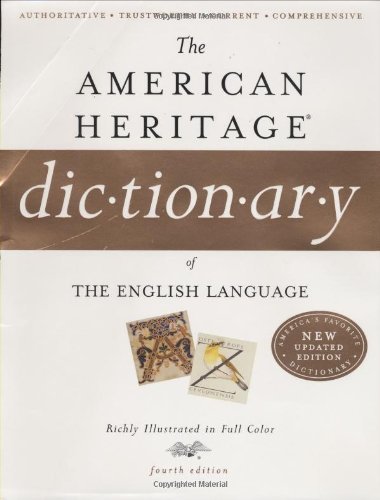 American Heritage Dictionary of the English Language, 4th Edition Hardcover – Houghton Mifflin Harcourt (2006) | Perfect for Students, Writers & English Learners | Essential Reference Book for Home, School & Office